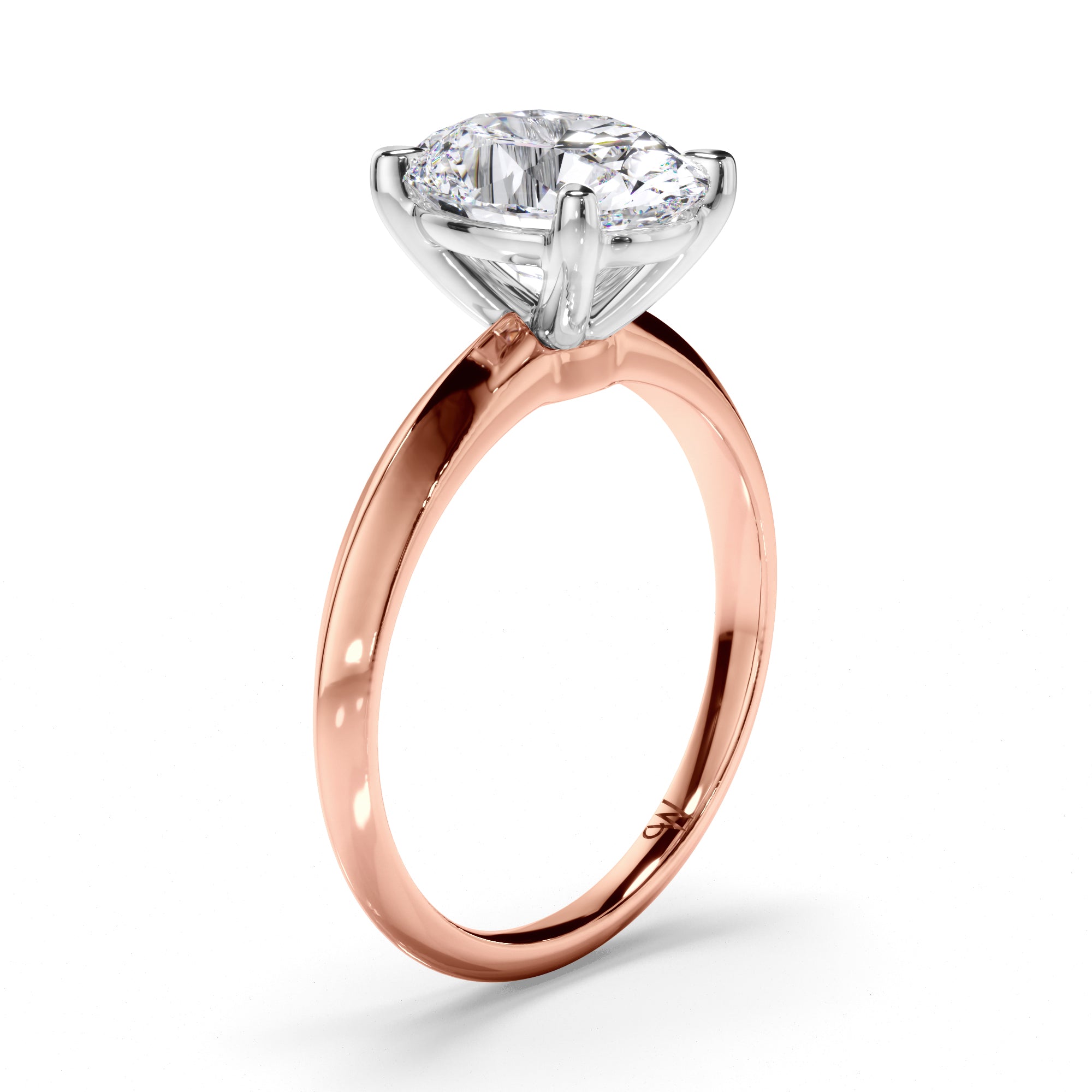 Oval Diamond Solitaire Engagement Ring