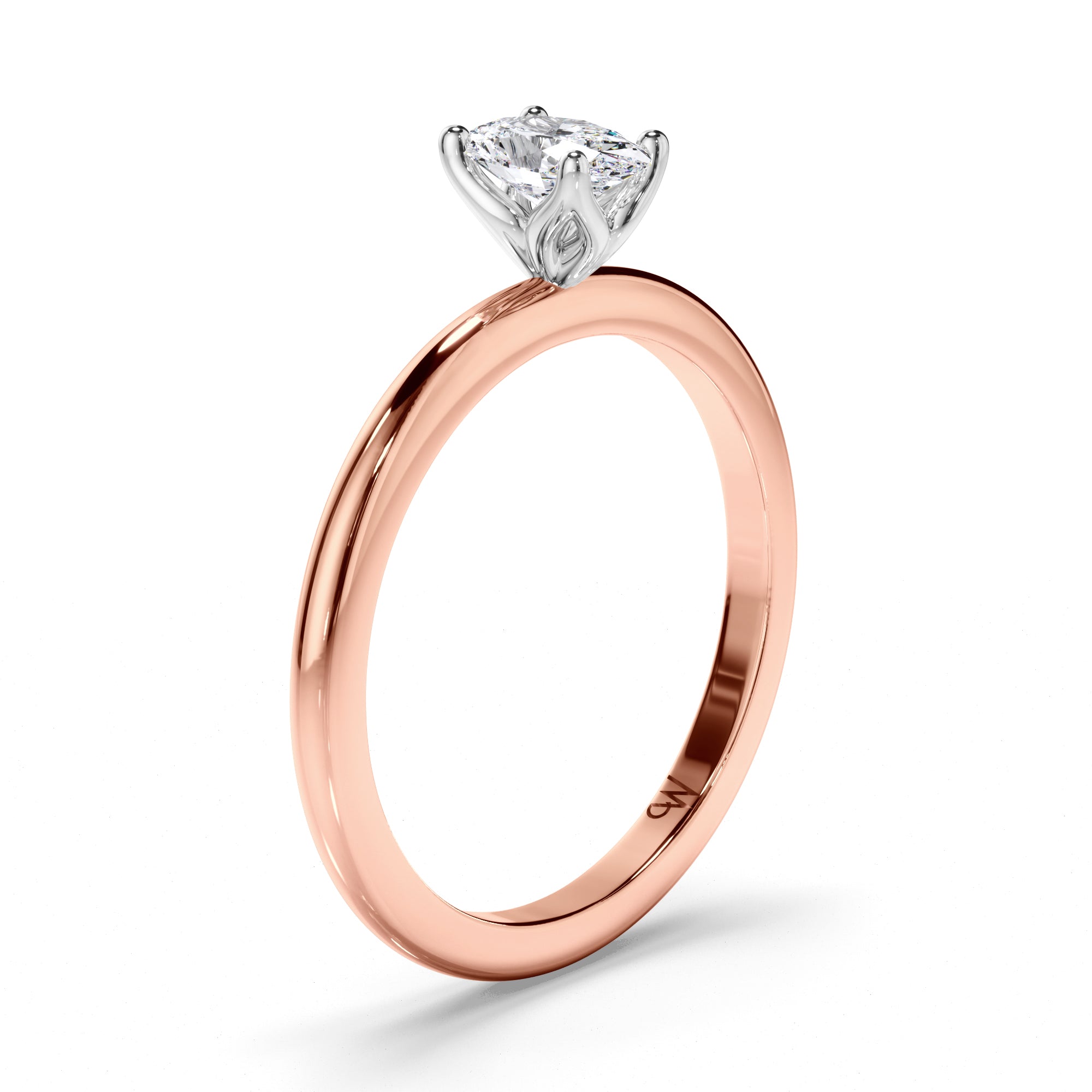Oval Diamond Solitaire Engagement Ring