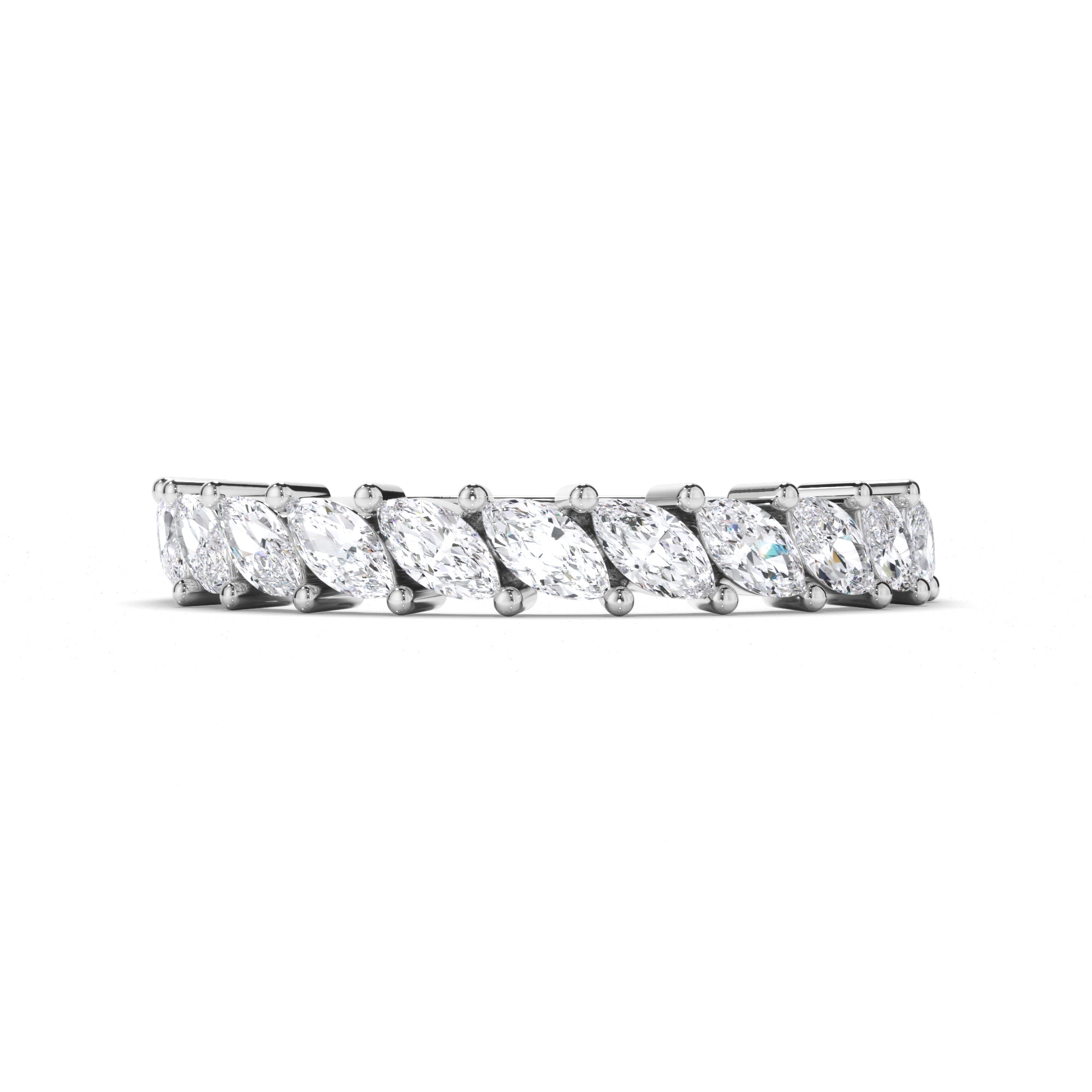 Marquise Diamond Wedding Ring
