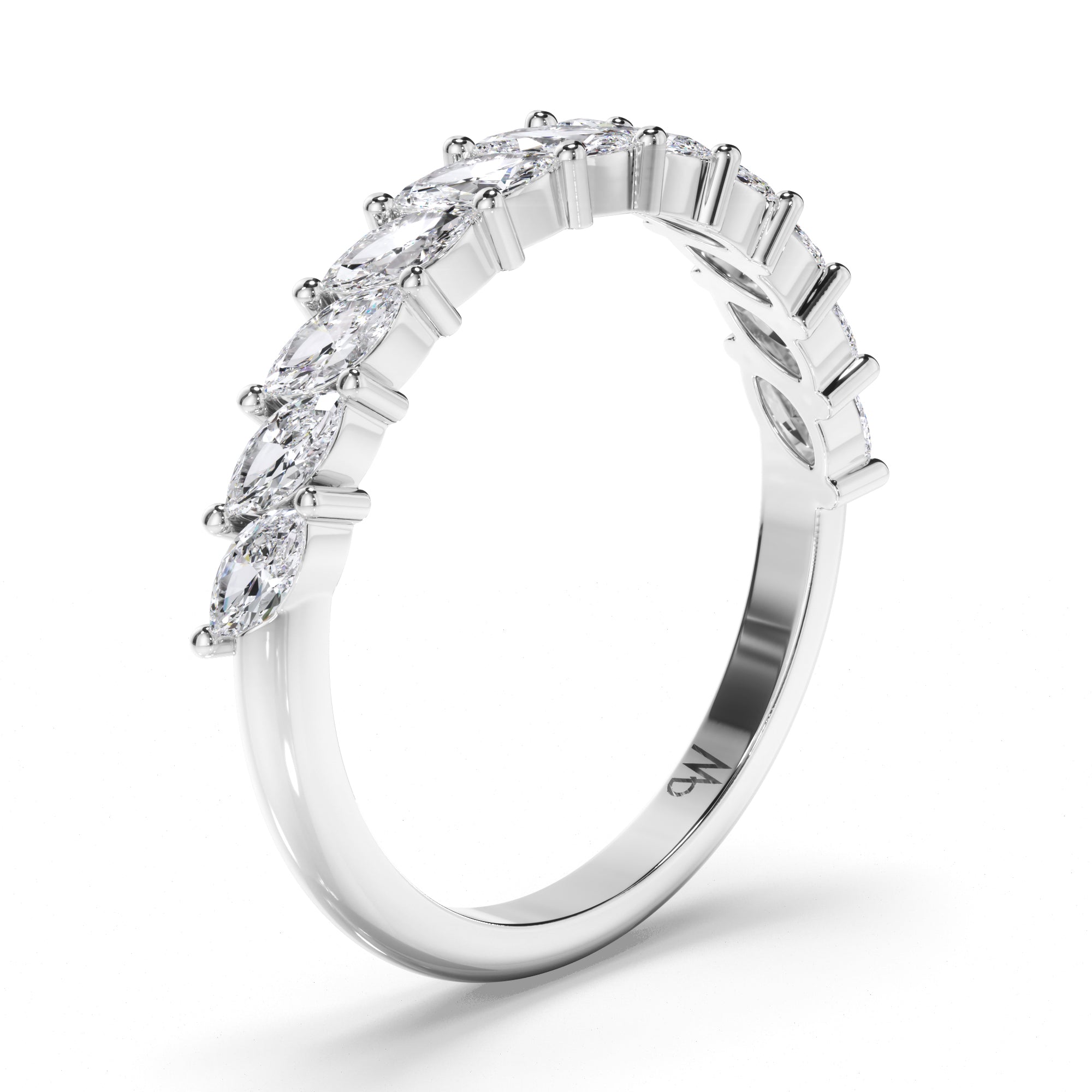 Marquise Diamond Wedding Ring