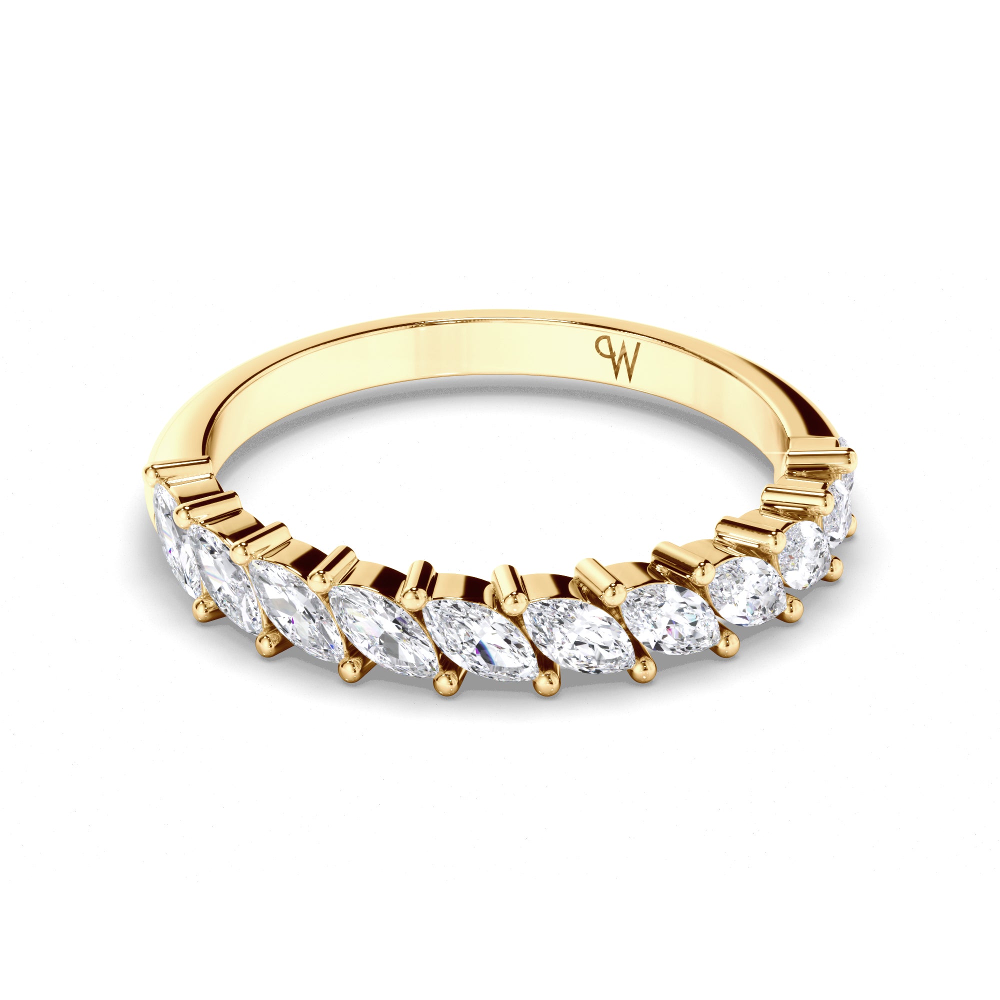 Marquise Diamond Wedding Ring