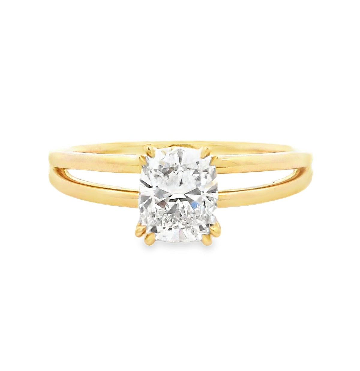 18ct Yellow Gold 0.94ct Lab Grown Engagement Ring