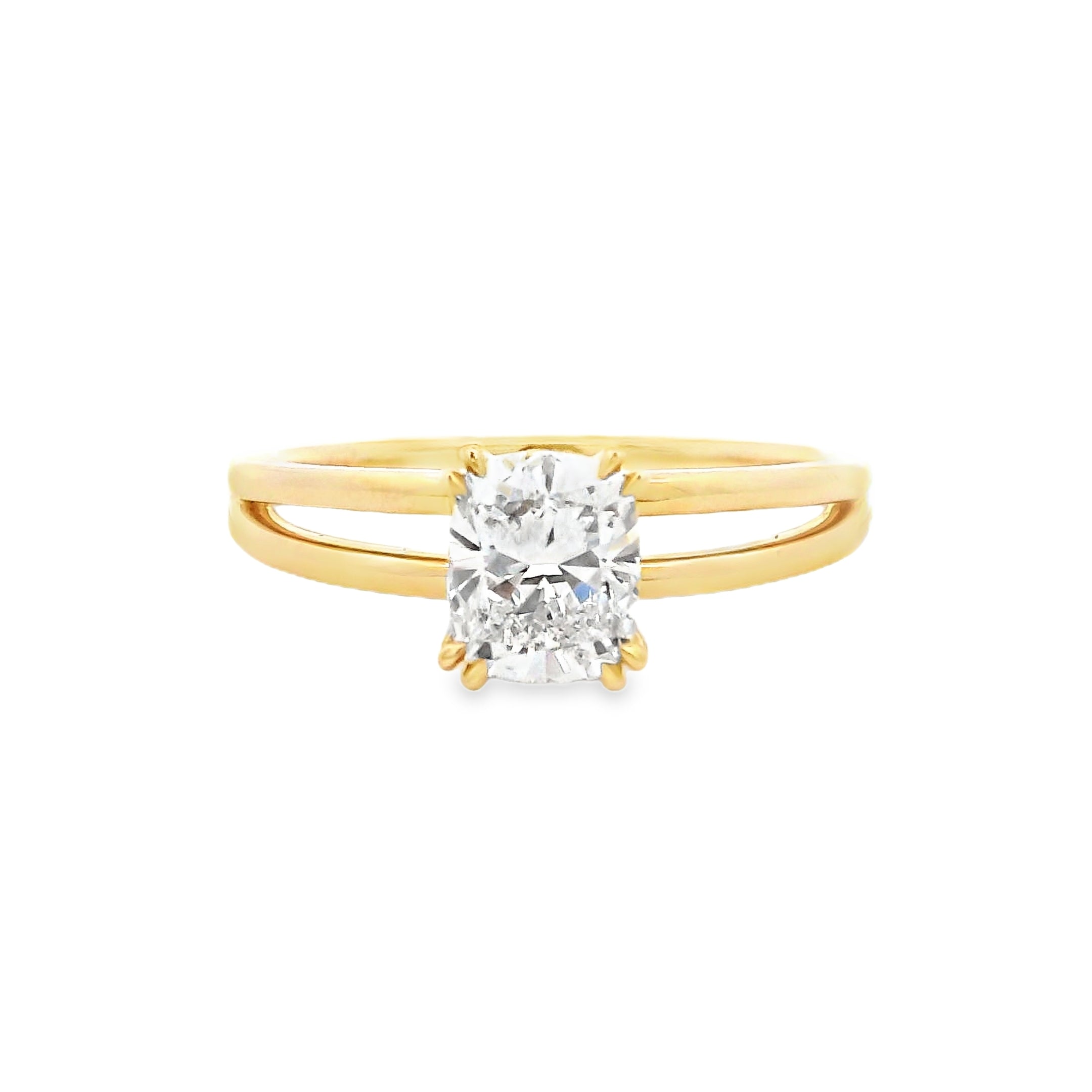 18ct Yellow Gold 0.94ct Lab Grown Engagement Ring
