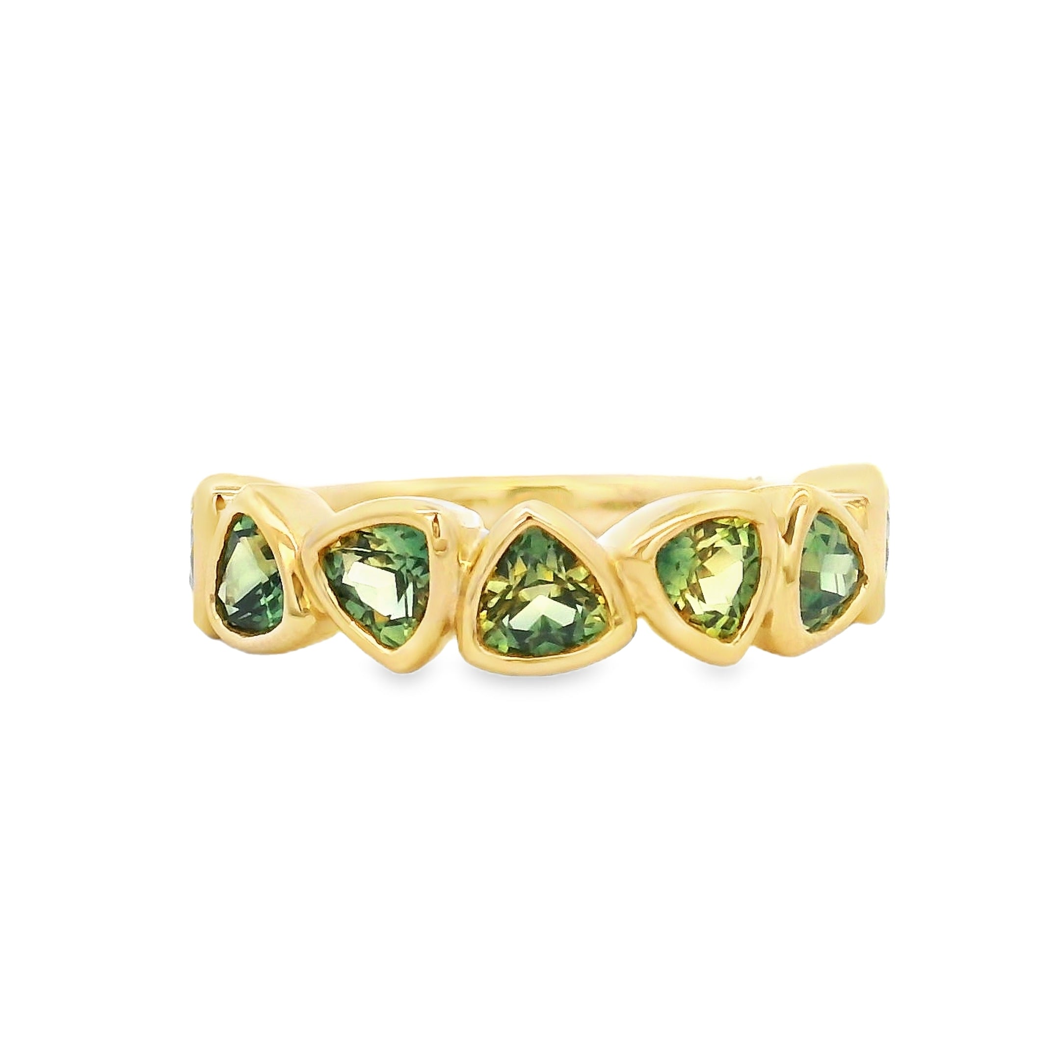 9ct Yellow Gold Parti Sapphire Ring
