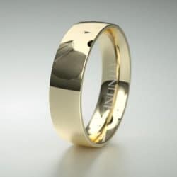 Gents Yellow Gold Wedding Ring