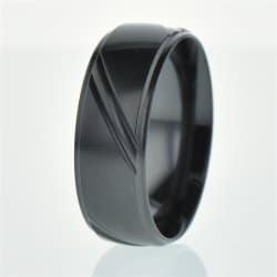 Gents Zirconium Wedding Ring