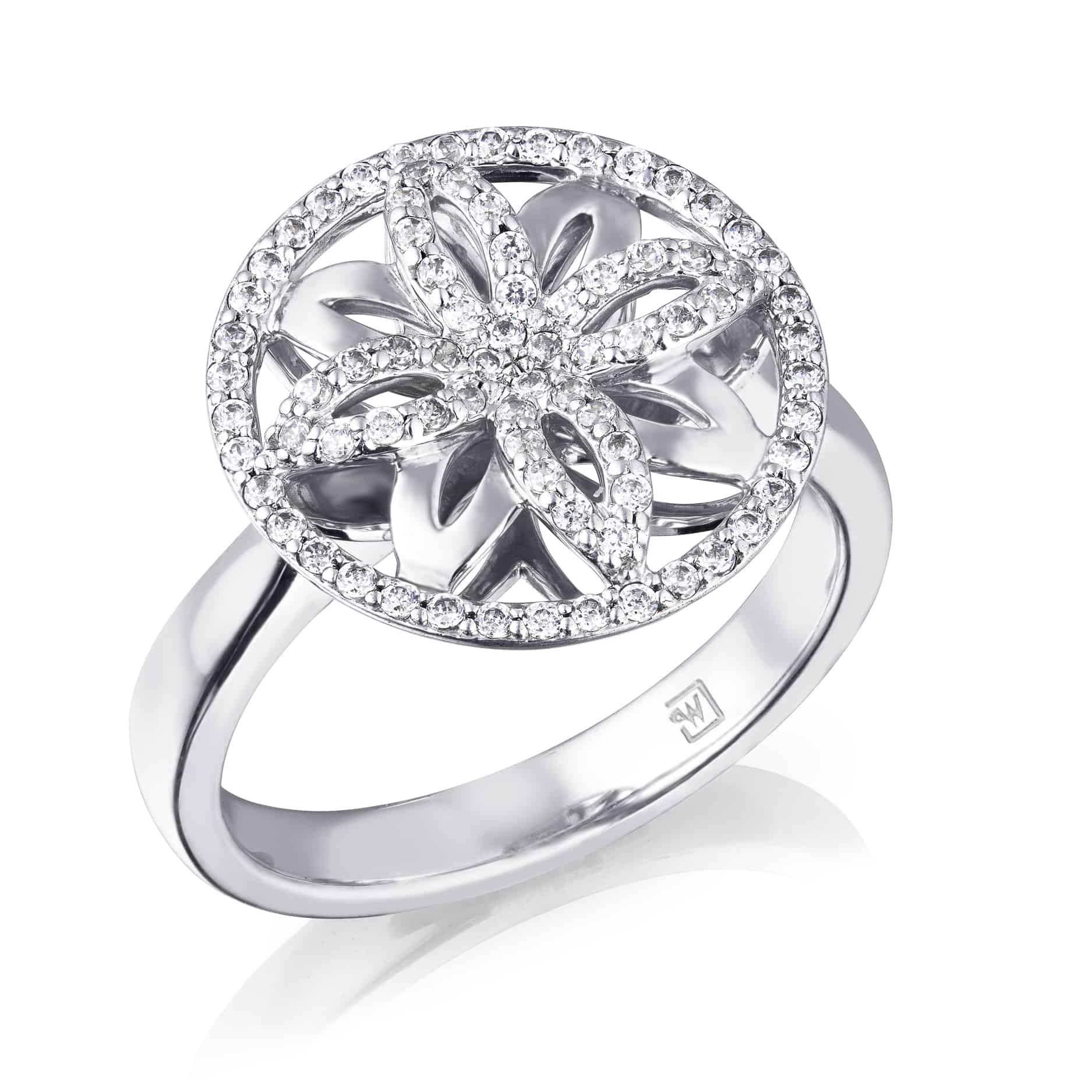 Ellipse Collection Diamond Set Dress Ring