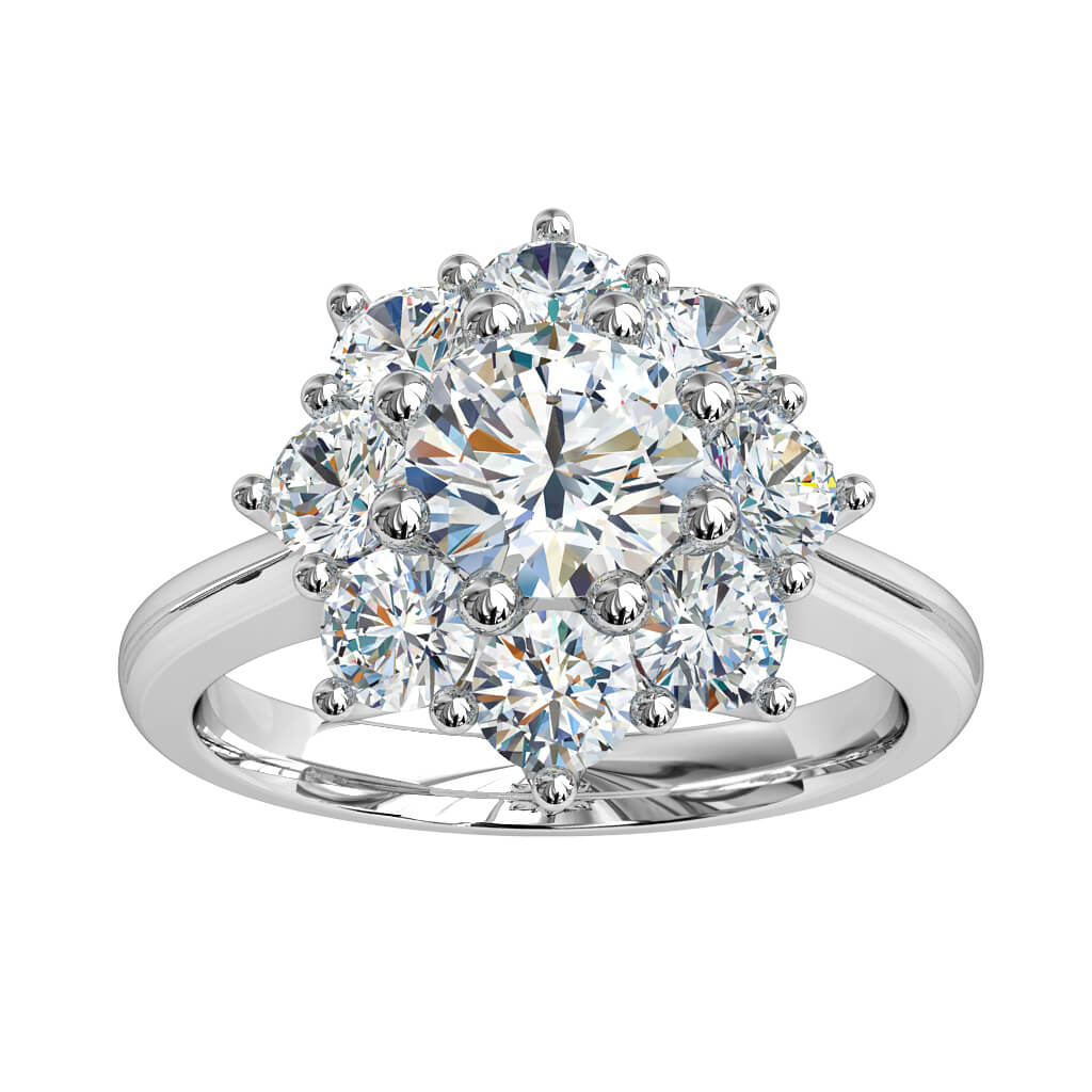 31 Cluster Engagement Rings We're Obsessing Over